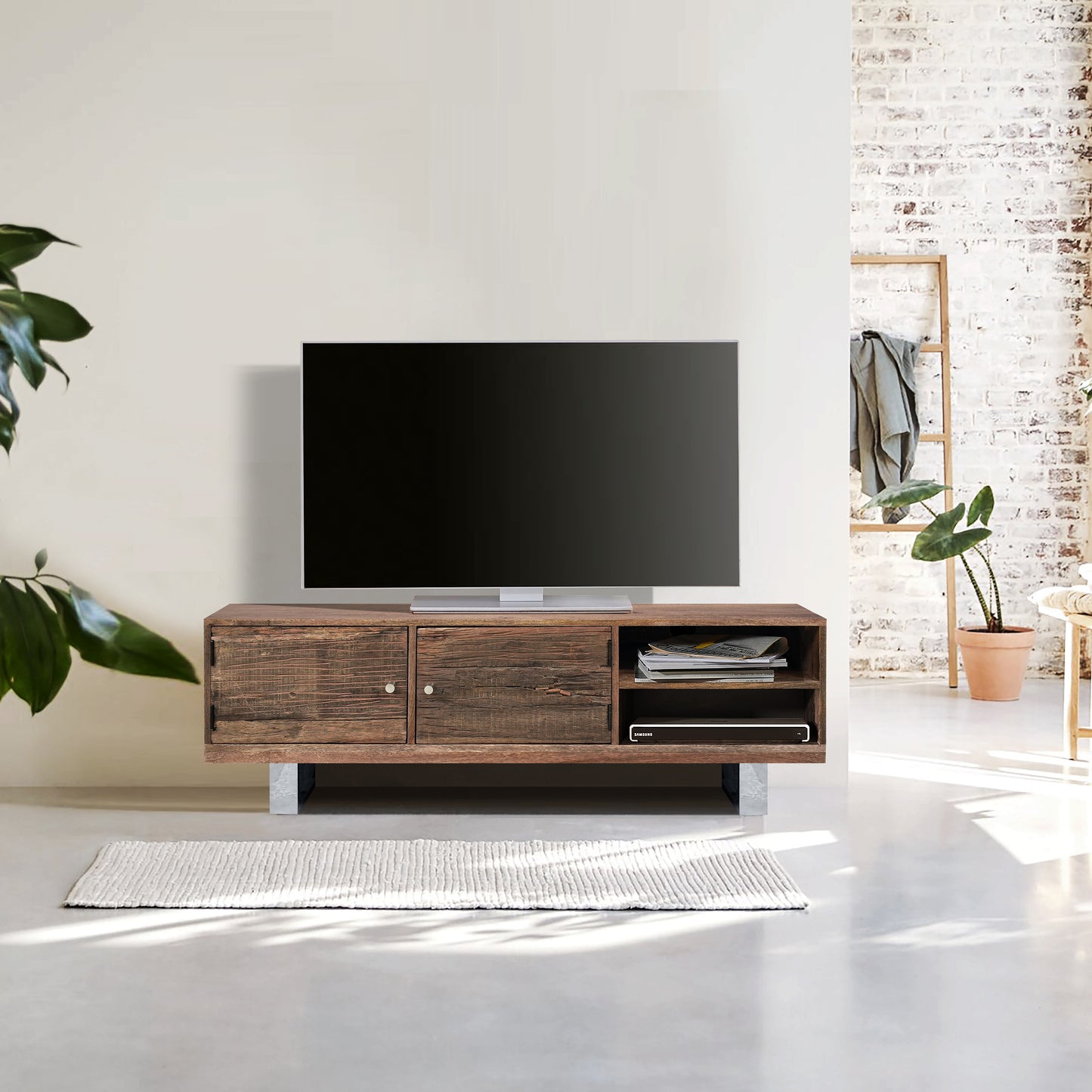 Railway Sleeper TV Unit