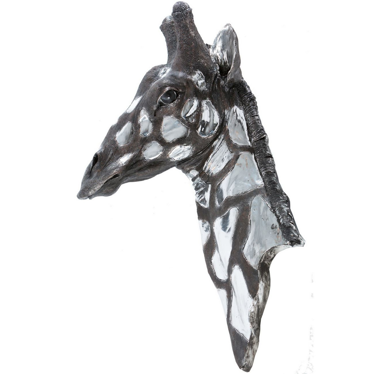 Dapple Silver Giraffe Head