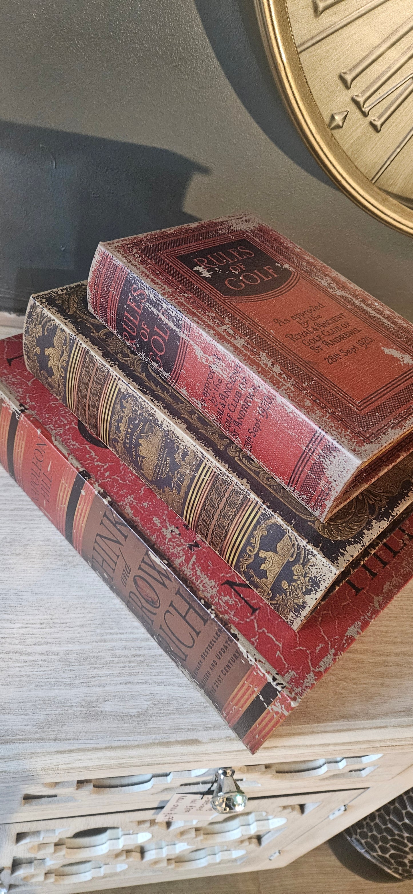 Antique Book Storage Boxes