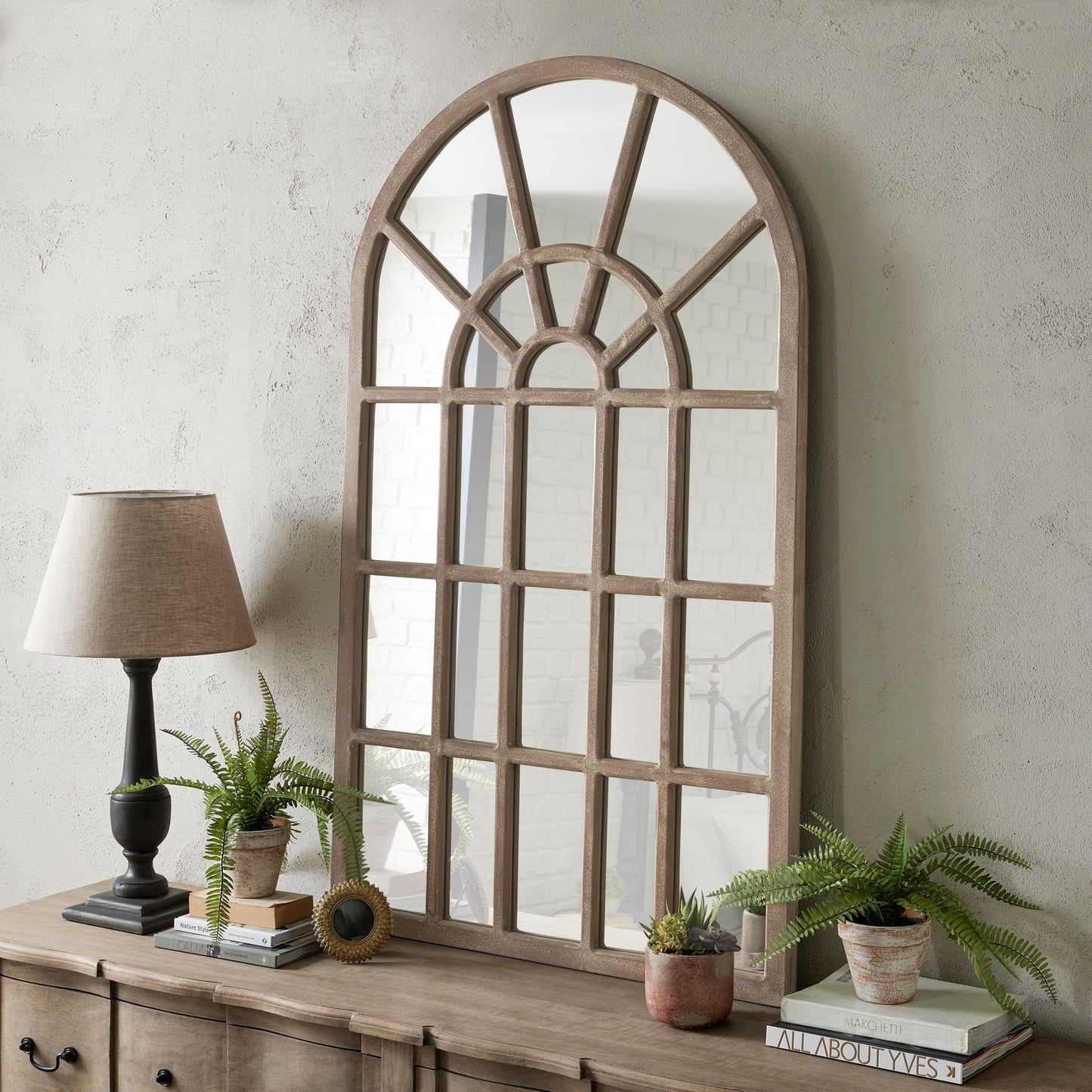 Copgrove Arched Panel Wall Mirror