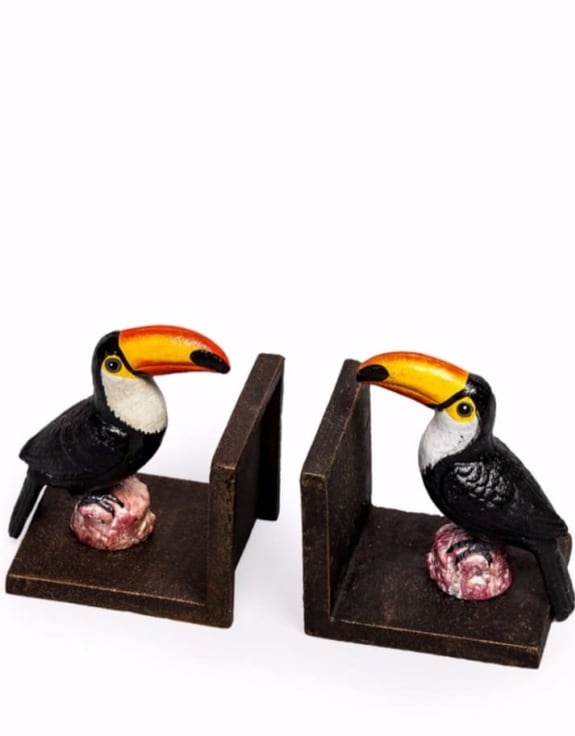 Toucan Bookends