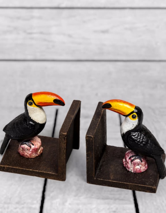 Toucan Bookends