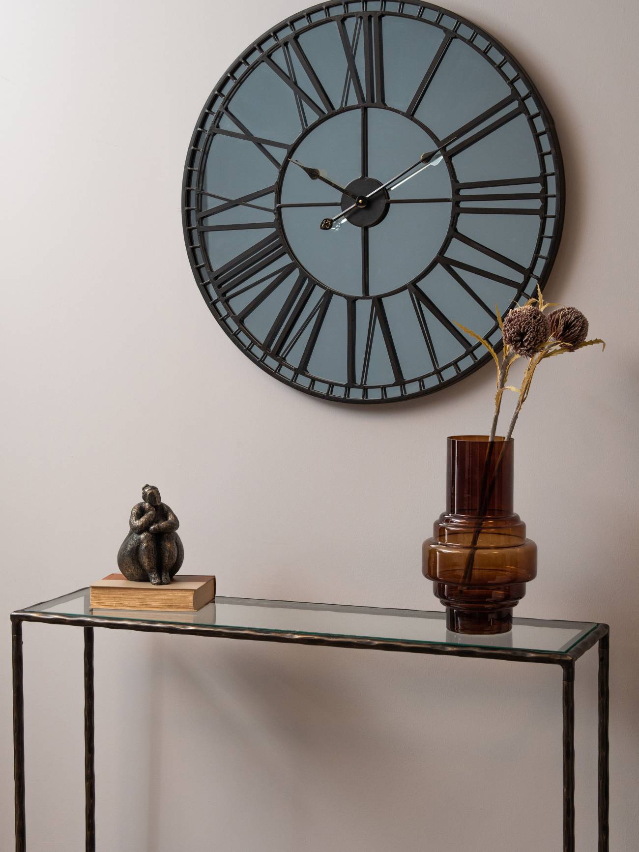 Fordon Mirrored Clock