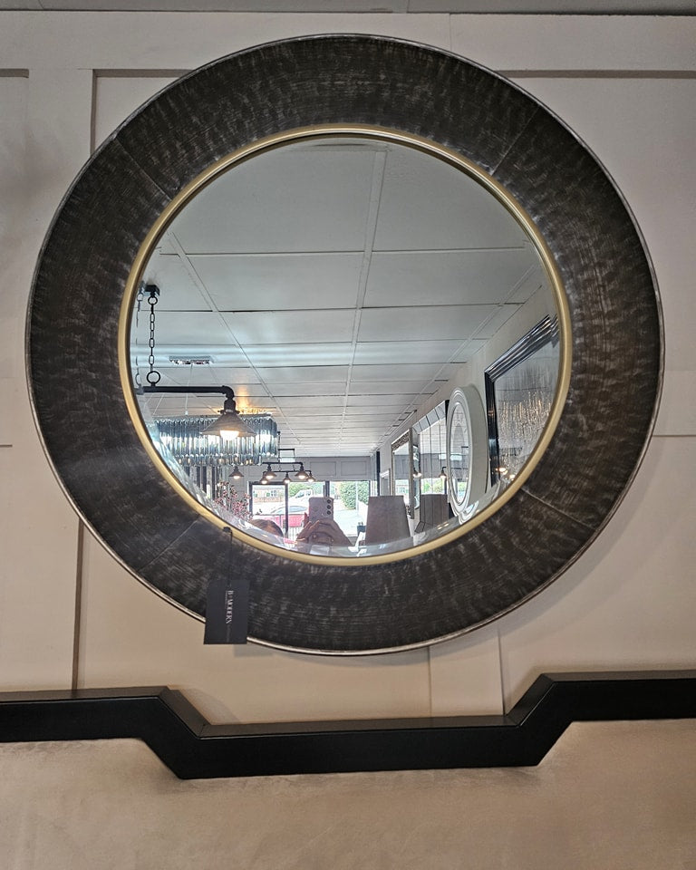 Black and Gold Conrad Mirror