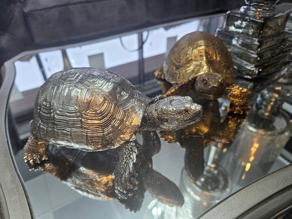 Silver Tortoise Ornament