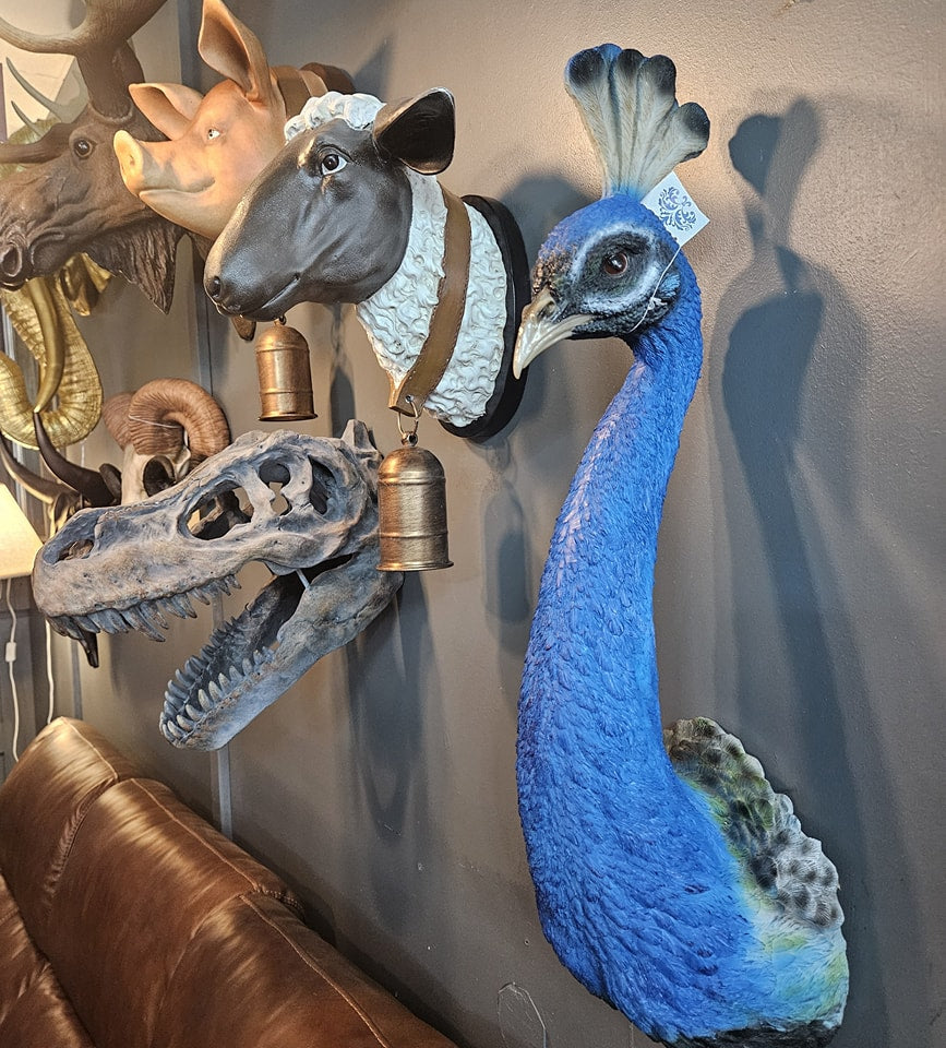 Peacock Wall Head