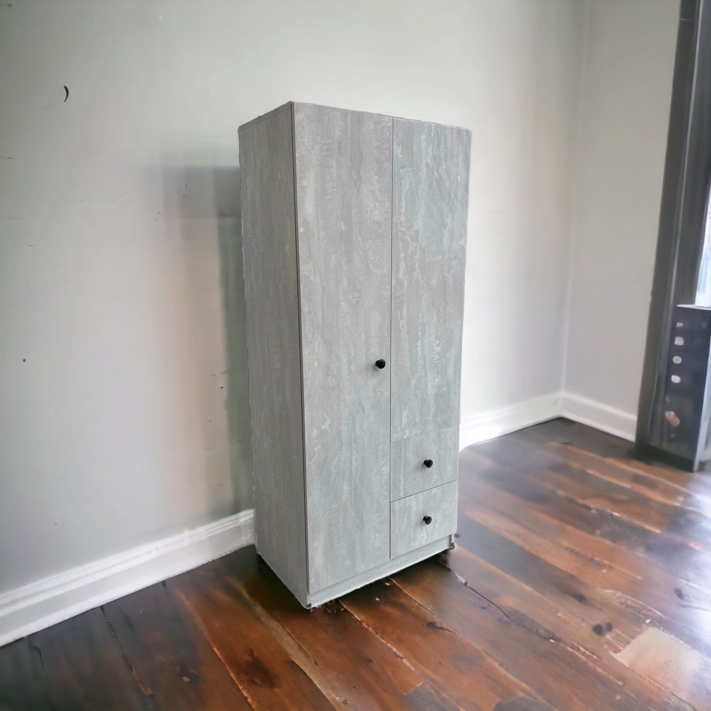 Venus 2 Drawer Bifold Wardrobe Single