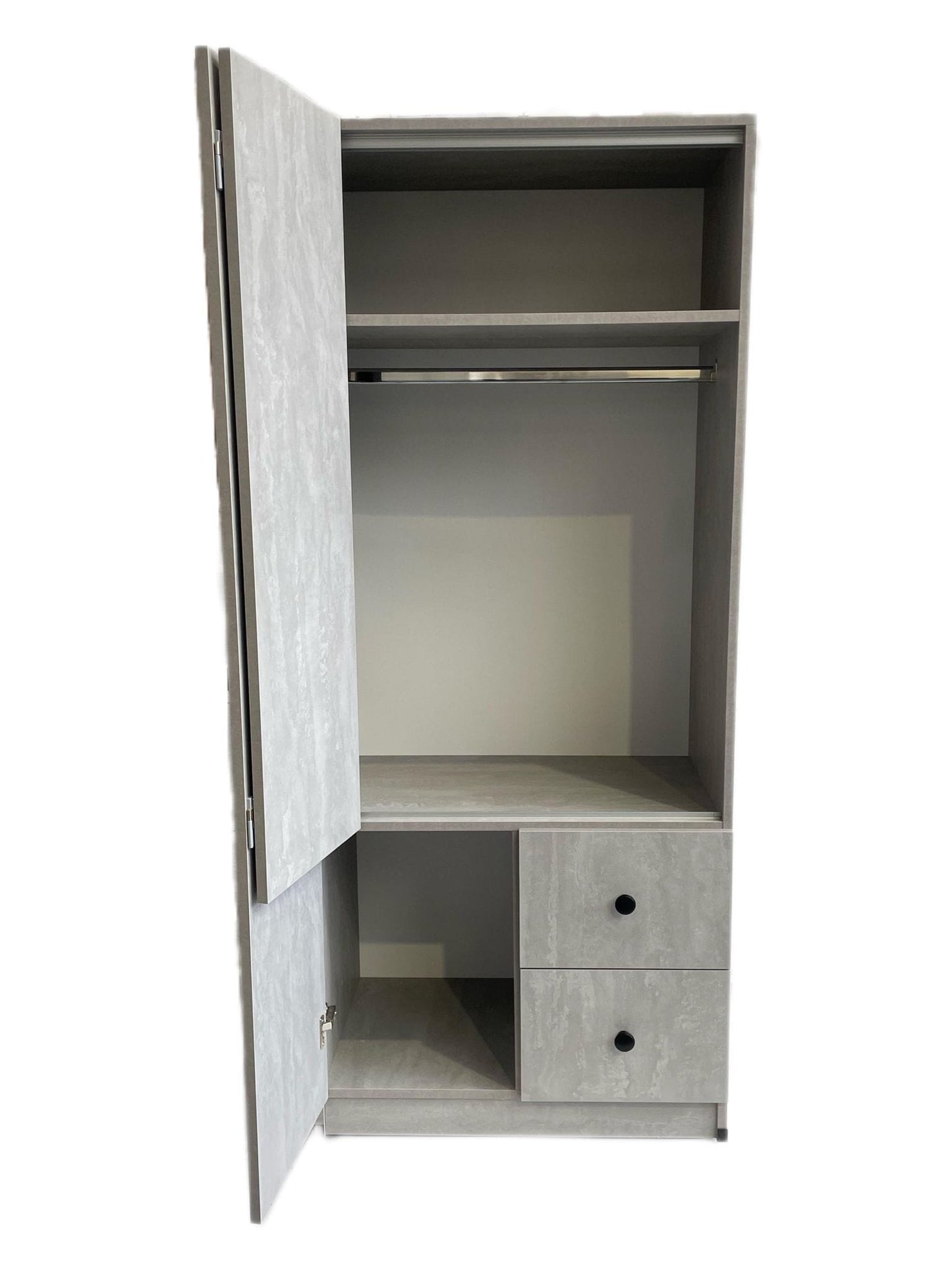 Venus 2 Drawer Bifold Wardrobe Single