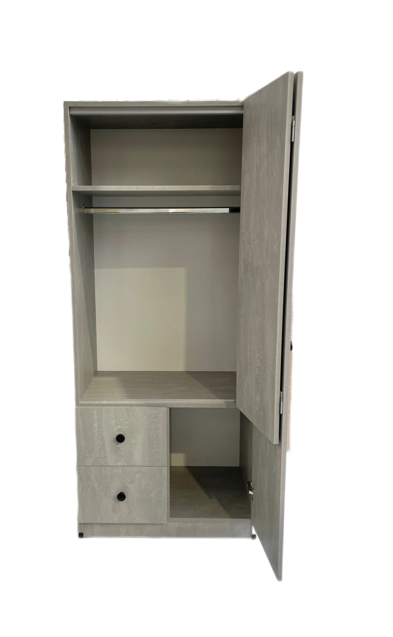 Venus 2 Drawer Bifold Wardrobe Single