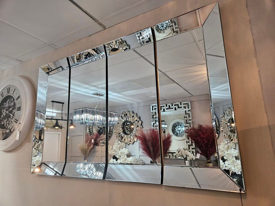 4 Panel Venetian Mirror