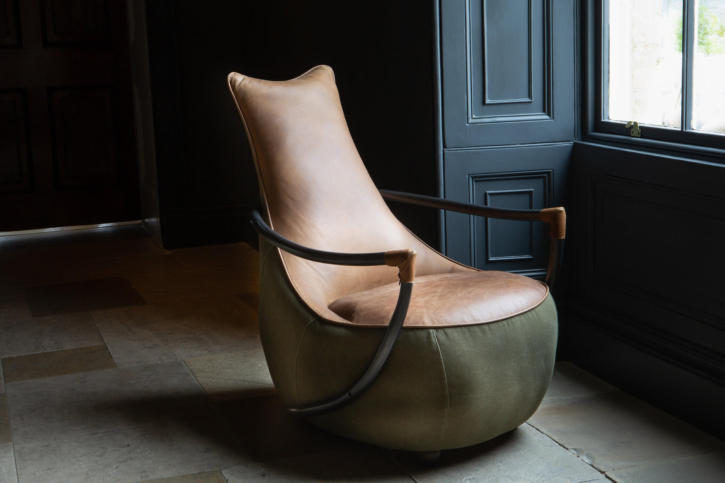 Vintage Leather Ava Chair