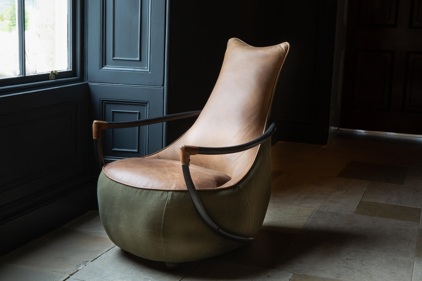 Vintage Leather Ava Chair