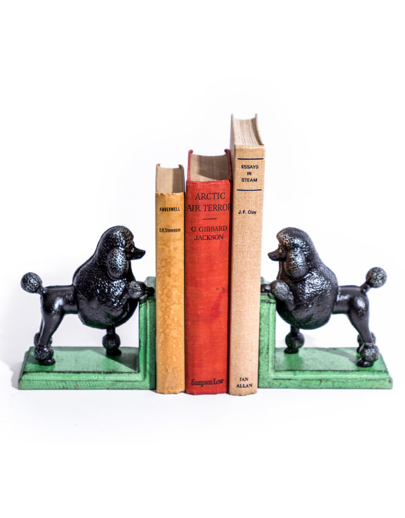 Poodle Bookends