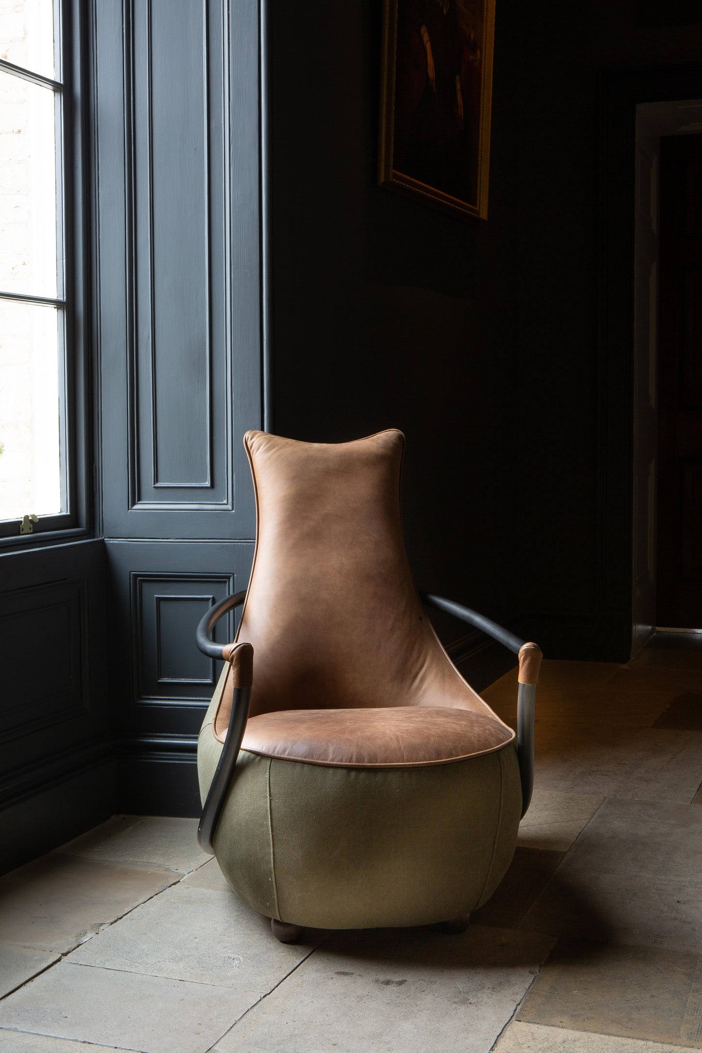Vintage Leather Ava Chair