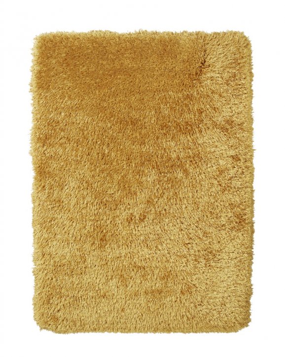 Mia Mustard Thick Pile Rug