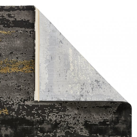 Chloe Black/Gold Rug