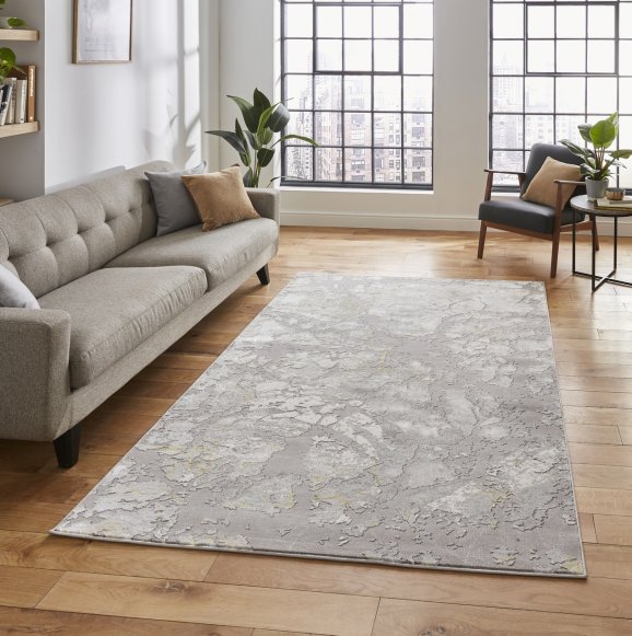 Leo Gold/Grey Rug