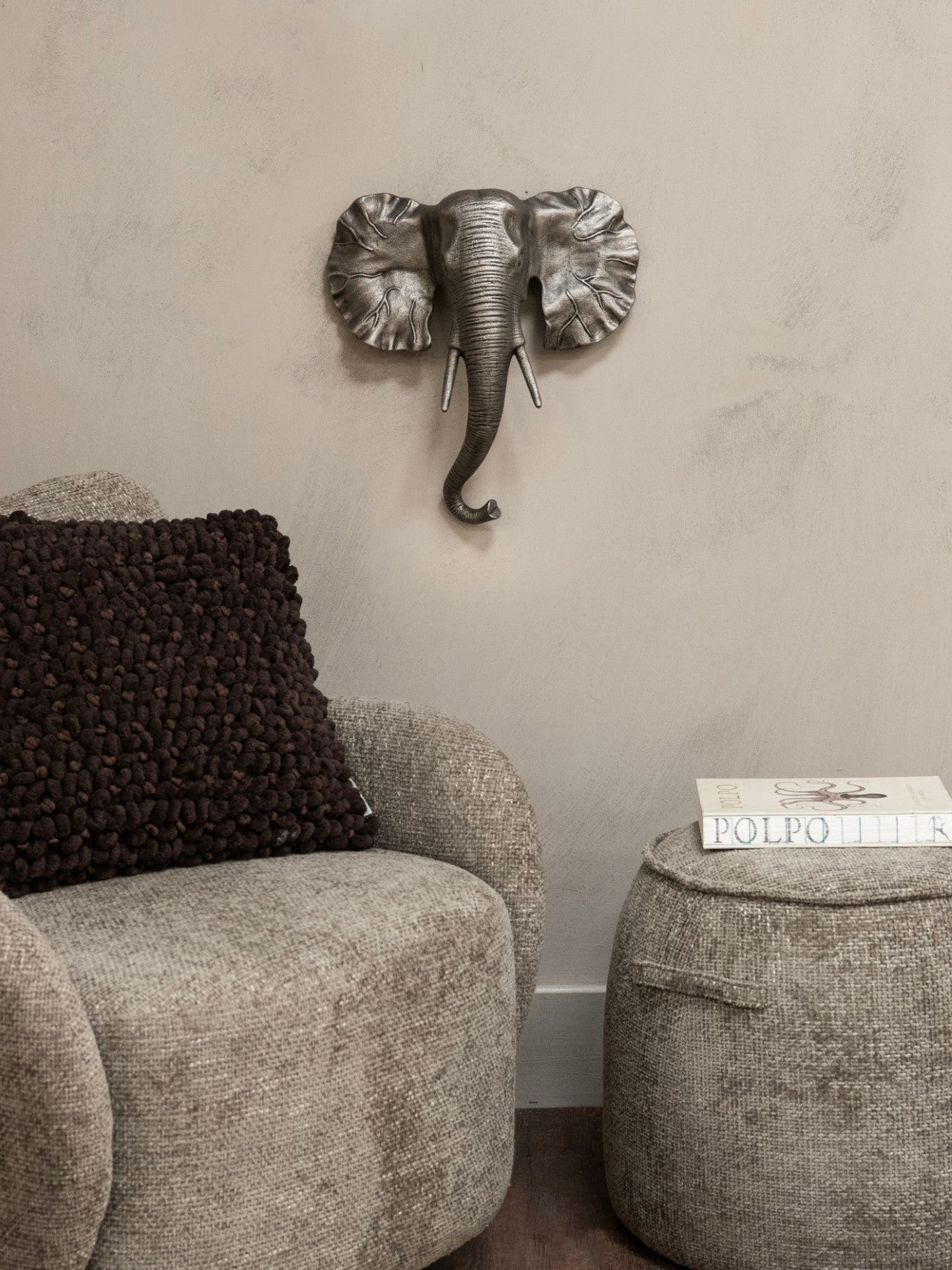 Elephant Wall Head