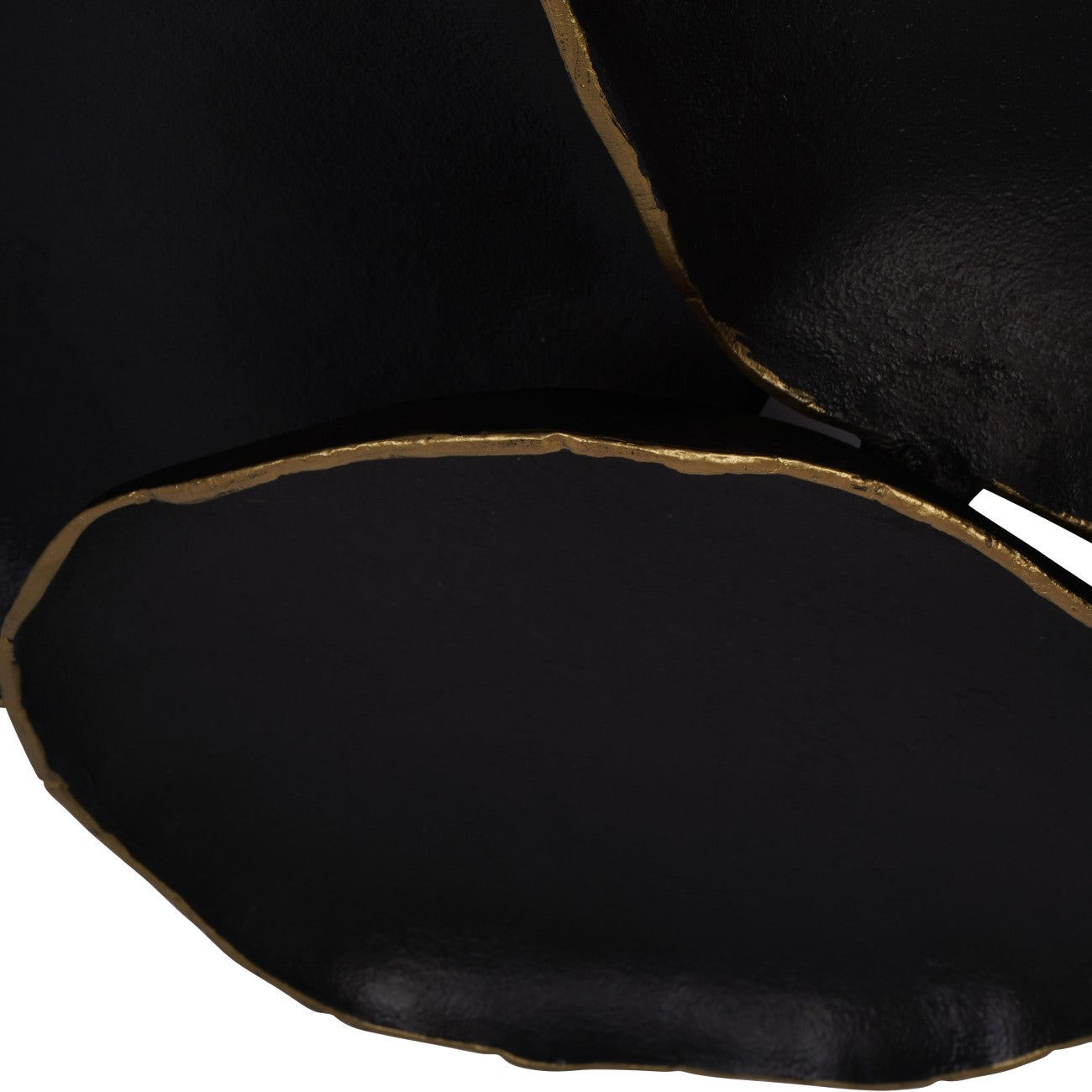 Black and Gold Metal Abstract Wall Decor