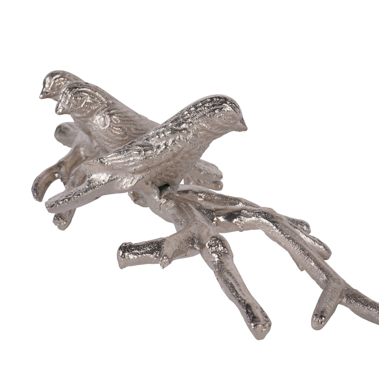 Silver Pretty Birds Ornament