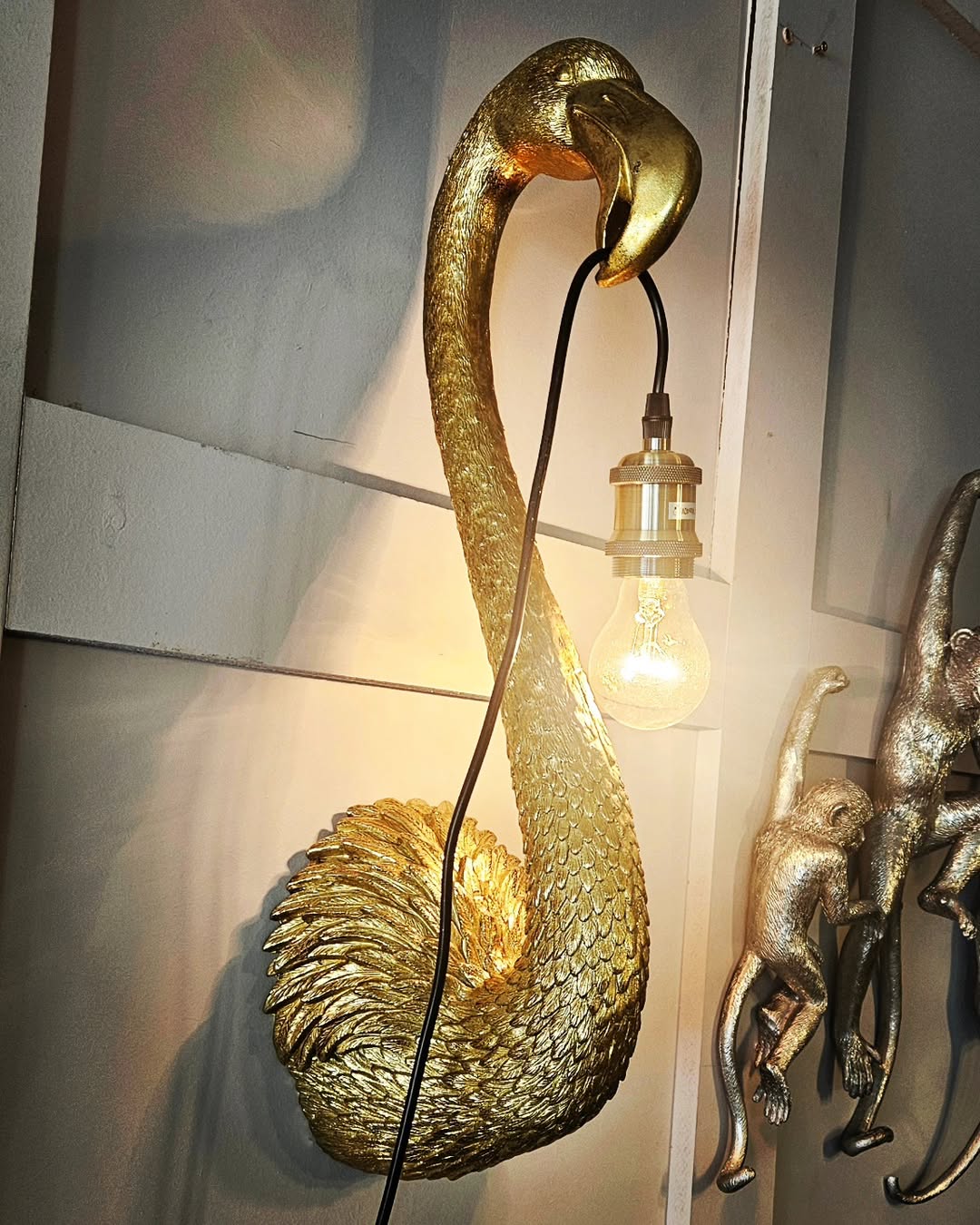 Flamingo Gold Wall Light