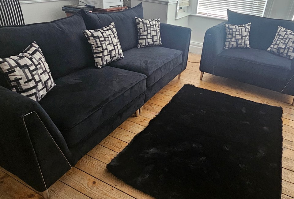 Vivo Black Sofa Collection