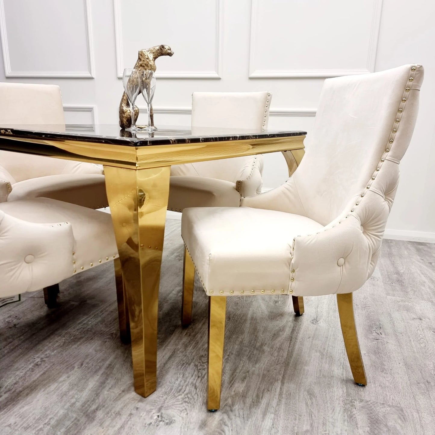 Pair of Kelcey Chairs Cream