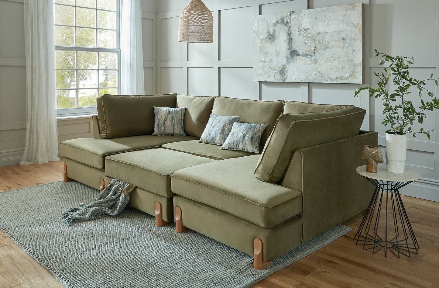 Serena Lounging Chaise Sofa