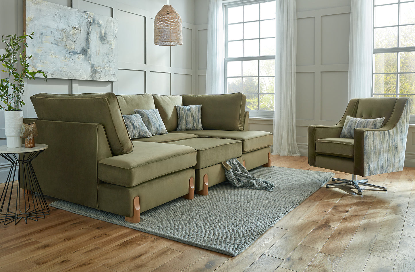 Serena Lounging Chaise Sofa