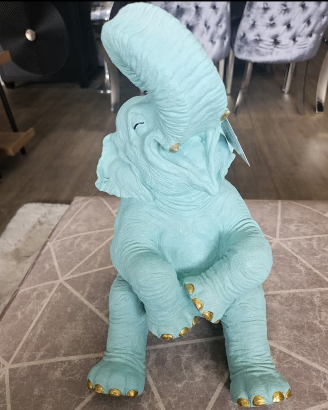 Large Happy Elephant Ornament