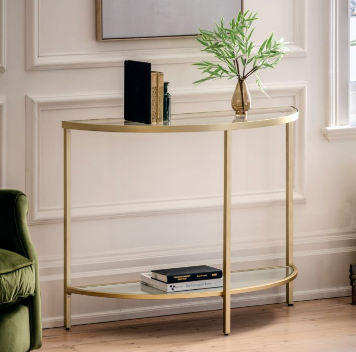Champagne Carla Console Table