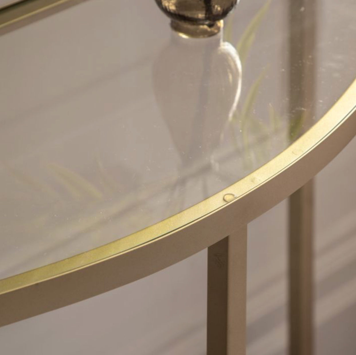 Champagne Carla Console Table