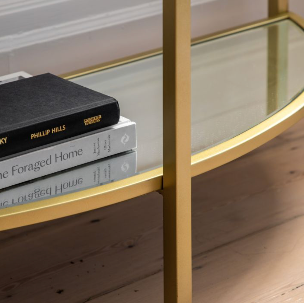 Champagne Carla Console Table