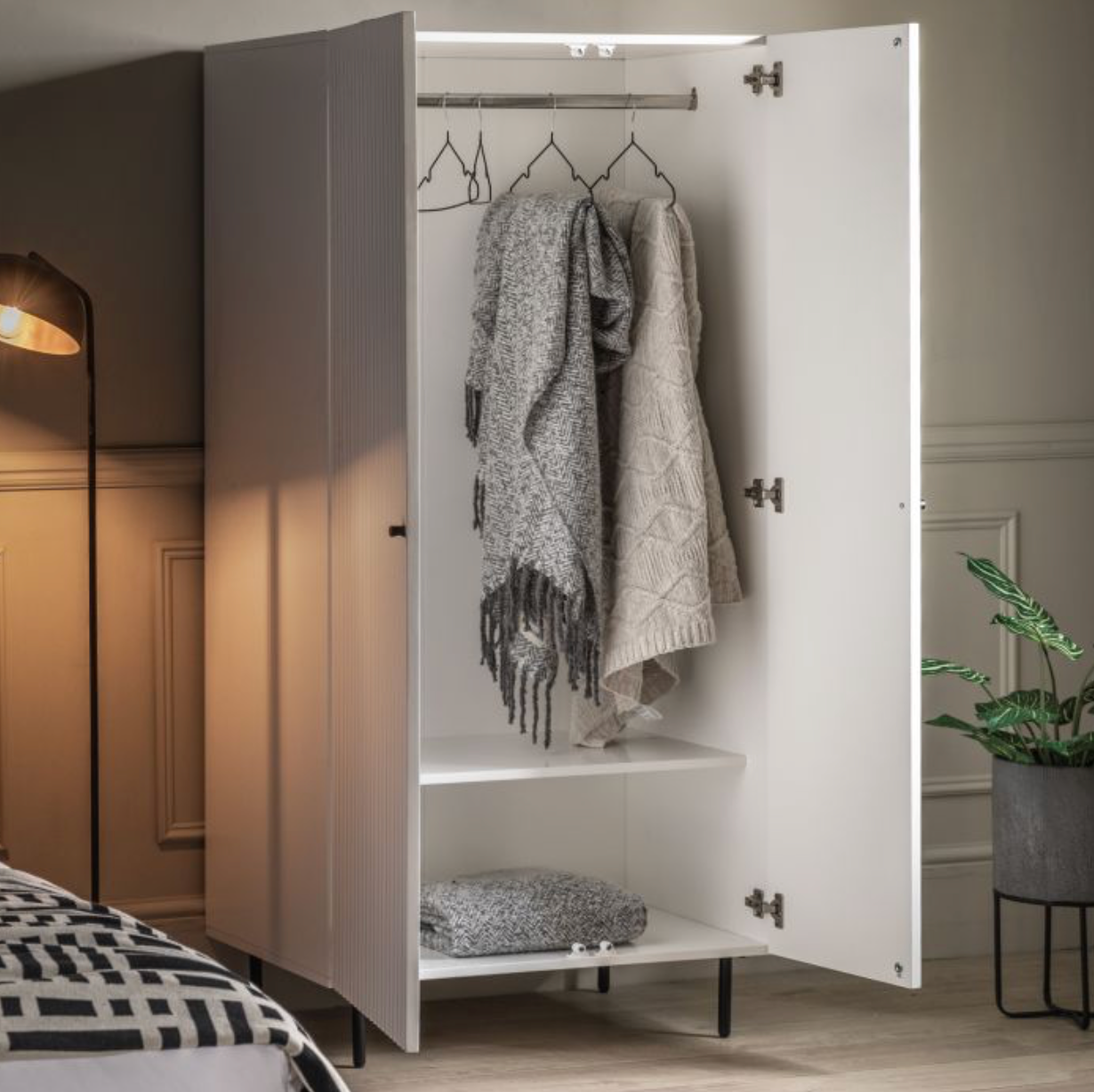 Hampshire Wardrobe White