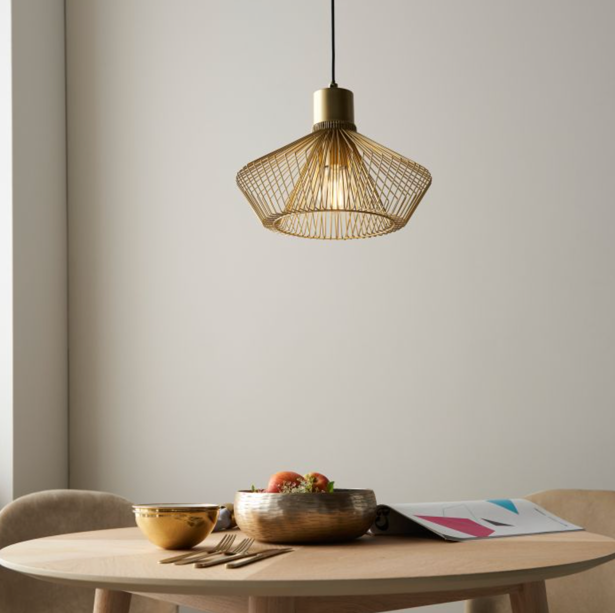 Kendal Gold Pendant Light