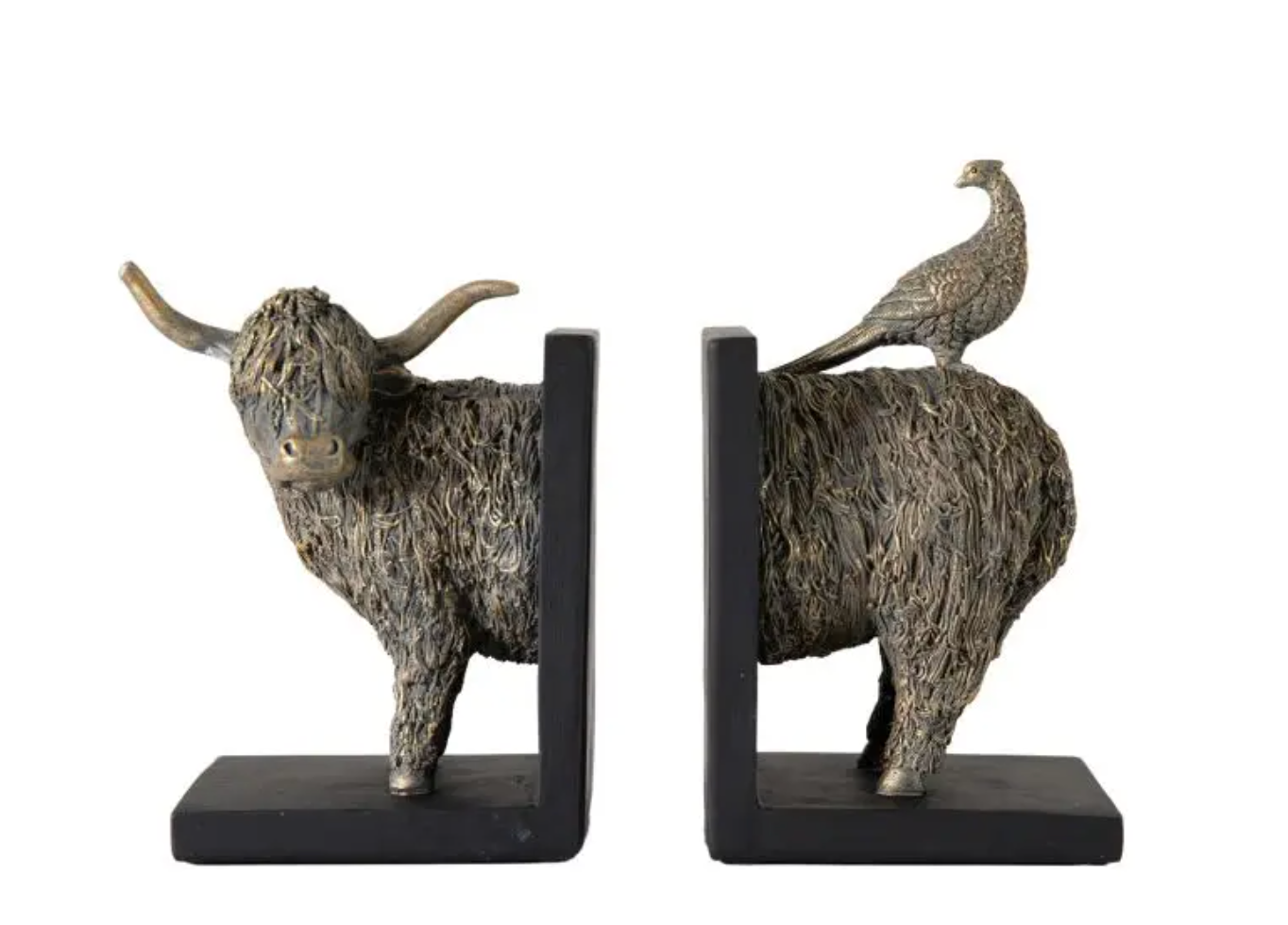 Highland Cow Bookends