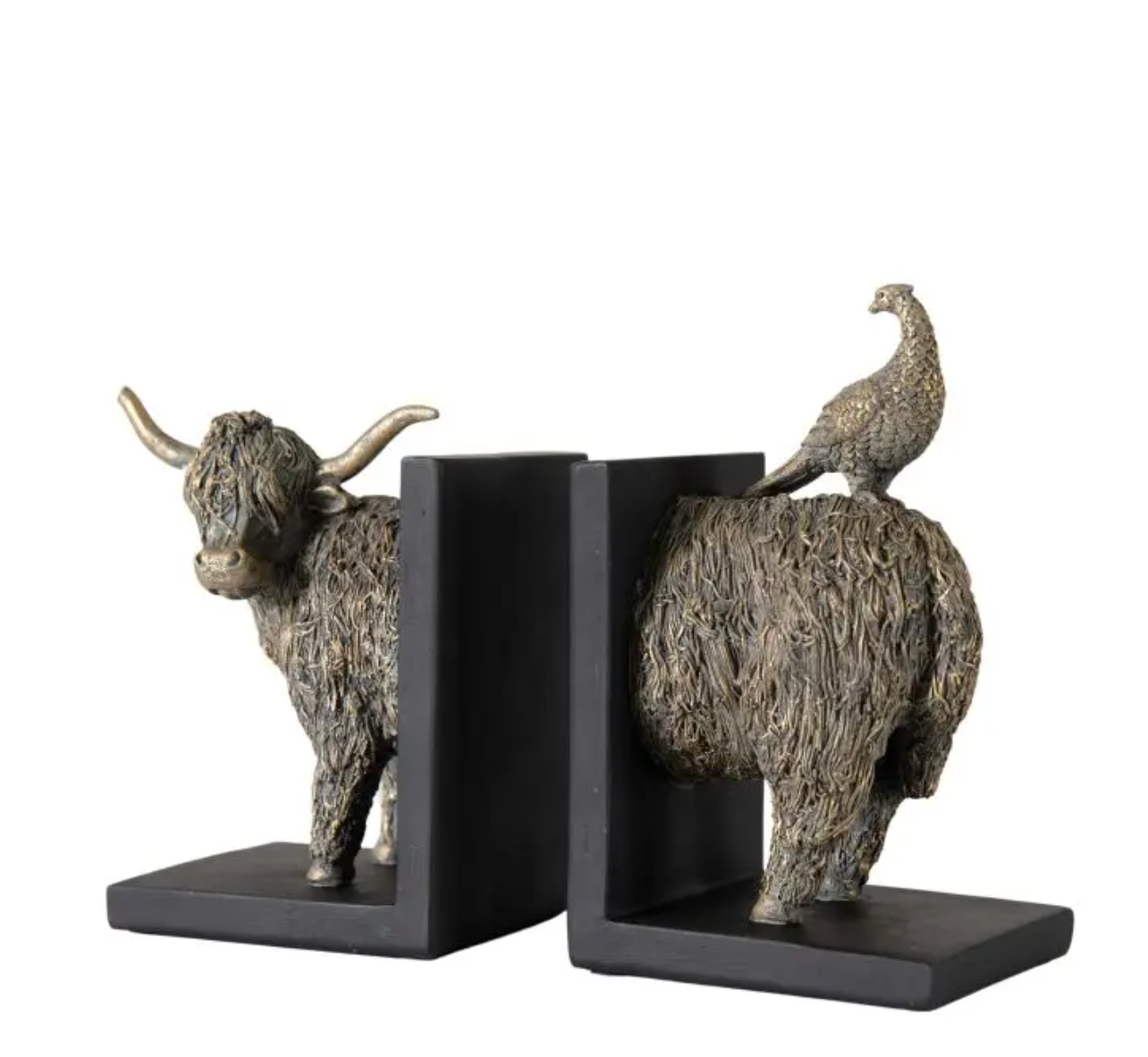 Highland Cow Bookends