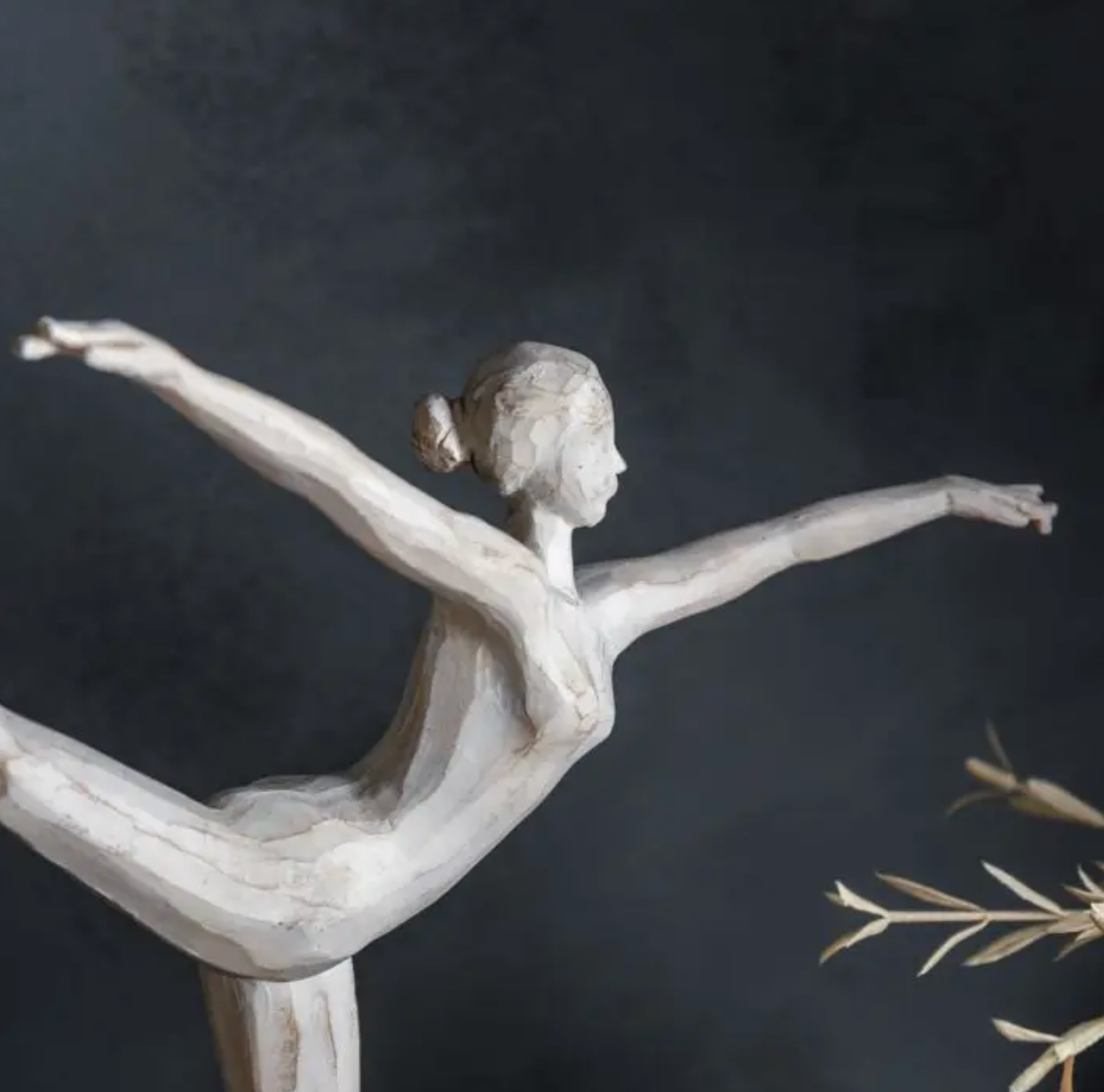 Ballerina Posing Sculpture