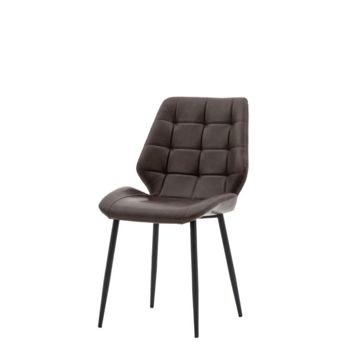 Pair of Melane Dining Chairs Brown