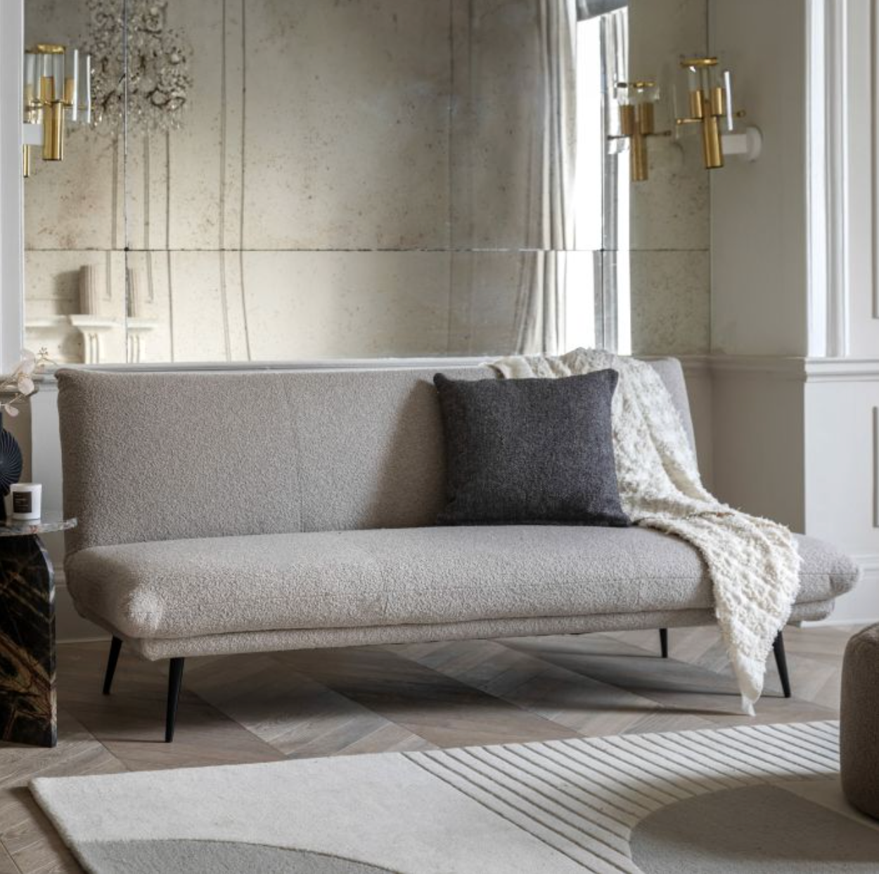 Doddle Sofa Bed Light Grey