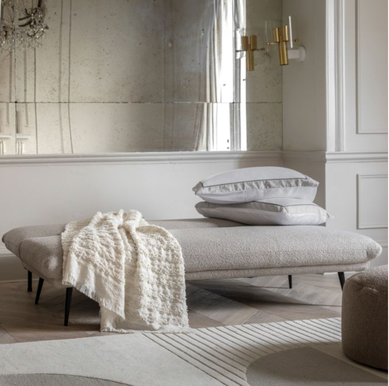 Doddle Sofa Bed Light Grey