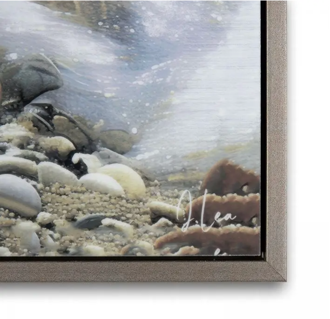 Crystal Clear Framed Canvas Wall Art