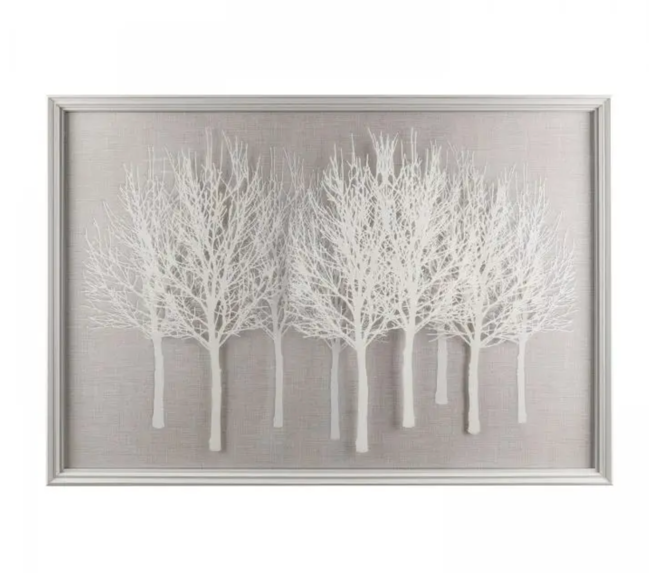 White Wonder Framed Canvas