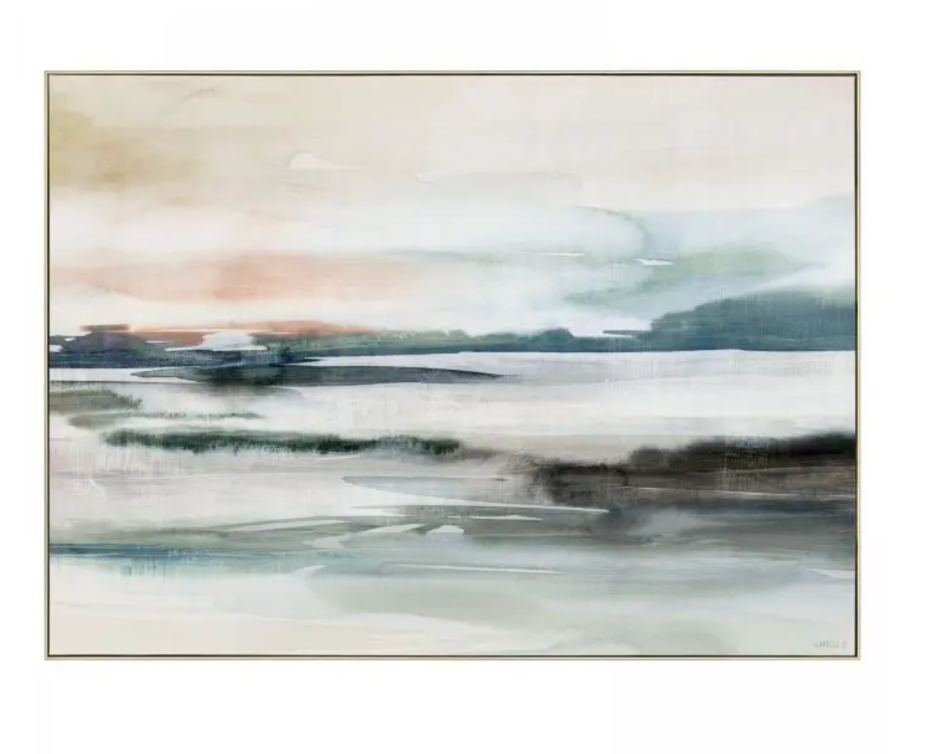 Coastal Framed Canvas