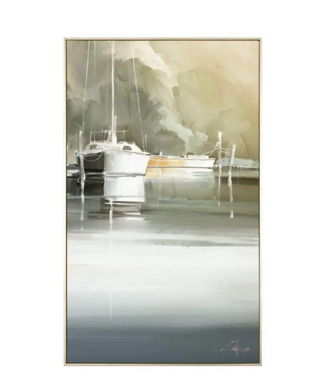 Rivea Views Framed Canvas