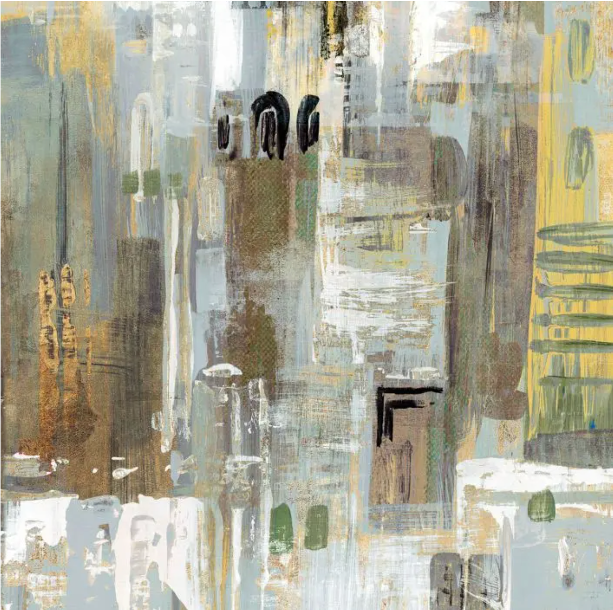 In The City Framed Canvas