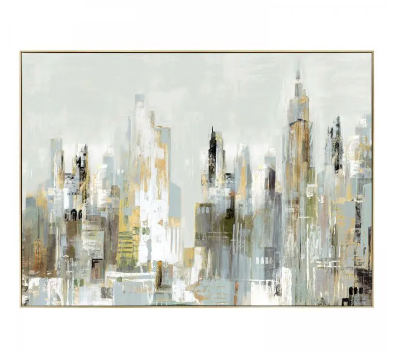 In The City Framed Canvas