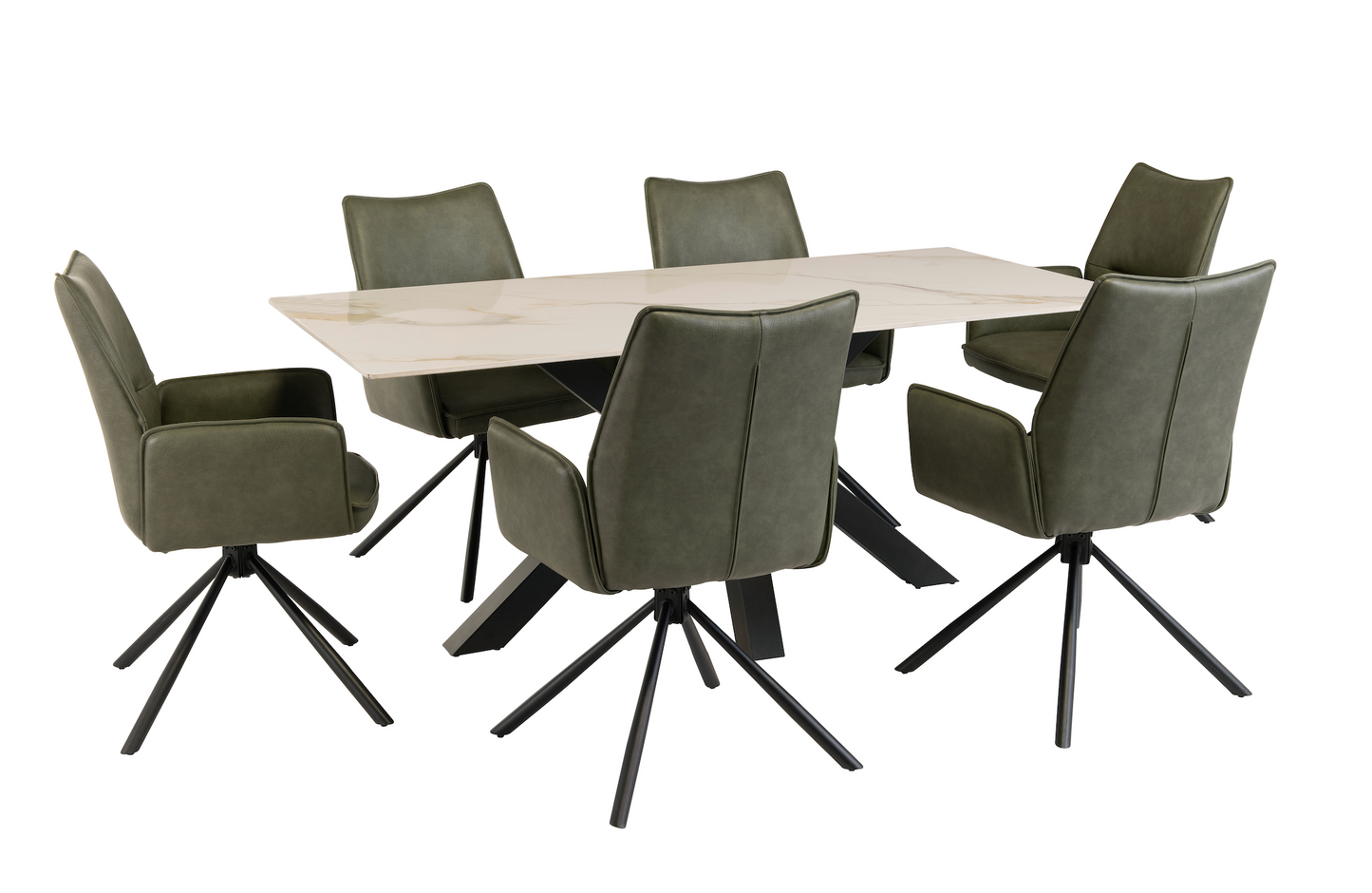 Candice White Dining Set