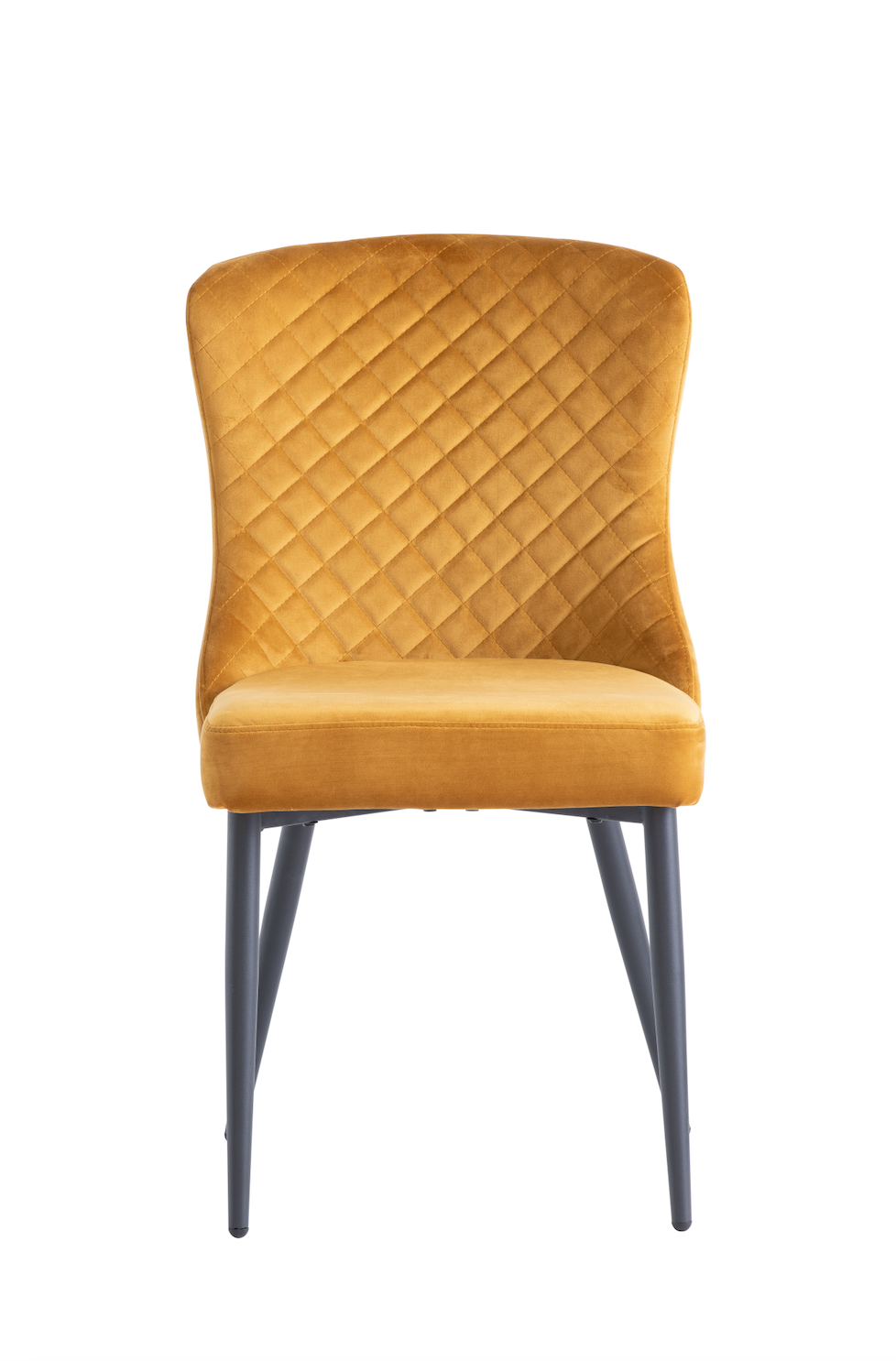 Pair of Hailey Mustard Dining Chairs