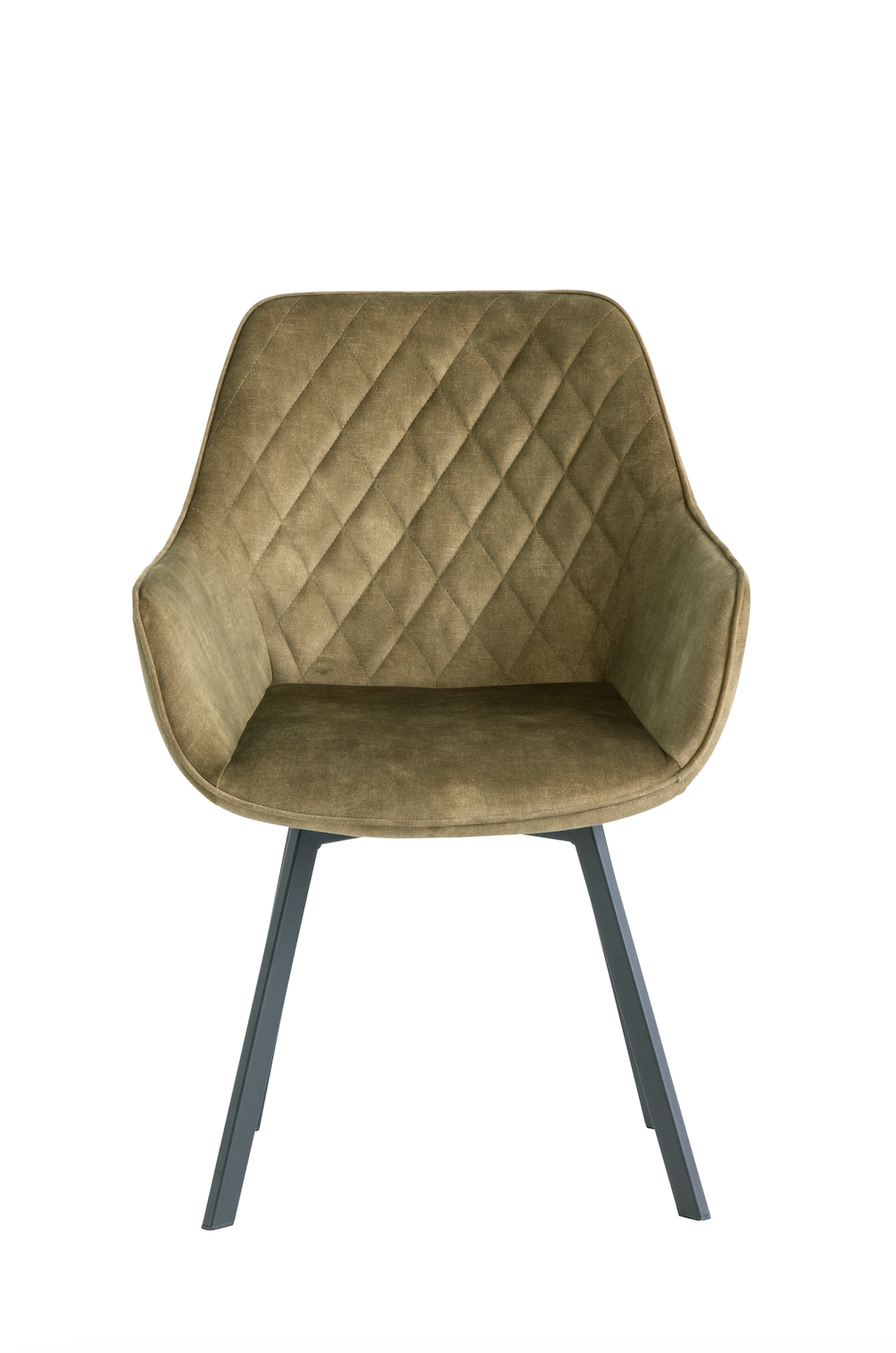 Pair of Venice Sage Swivel Dining Chairs